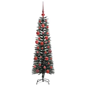 Umělý vánoční stromeček Zelená 150 cm PVC, plast a ocel - obrázek 4