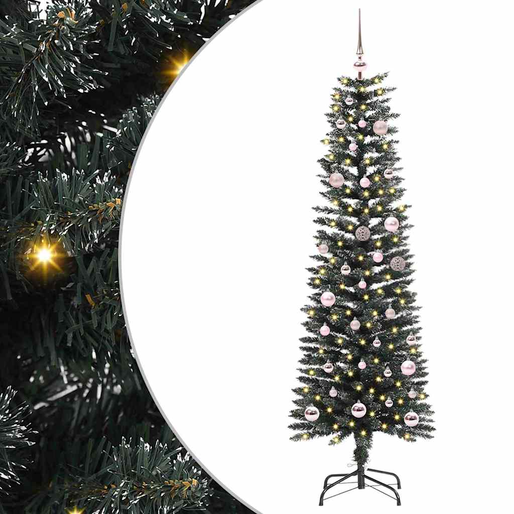 Sapin de Noël artificiel avec 150 LED Vert 43 x 43 x 150 cm