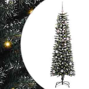 Umestno božično drevo Zelena 150 cm PVC, plastika in jeklo