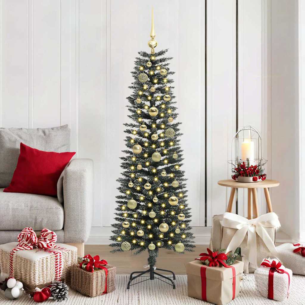 Sapin de Noël artificiel avec 150 LED Vert 43 x 43 x 150 cm