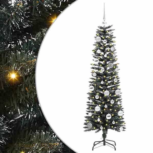vidaXL Tehisj&otilde;ulupuu Roheline 150 cm PVC, Plastikk ja Teras