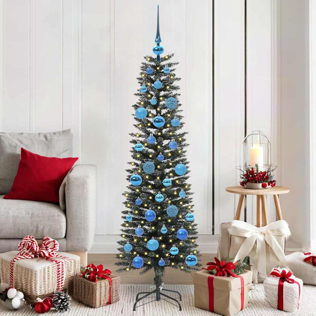 Sapin de Noël artificiel avec 150 LED Vert 43 x 43 x 150 cm