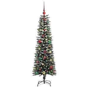 Umělý vánoční stromeček Zelená 150 cm PVC, plast a ocel - obrázek 3