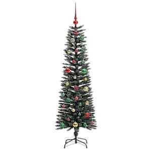 Umělý vánoční stromeček Zelená 150 cm PVC, plast a ocel - obrázek 6