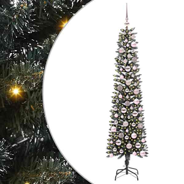 vidaXL Tehisj&otilde;ulupuu Roheline 180 cm PVC, Plastikk ja Teras