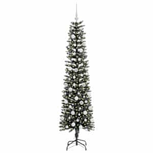 Umělý vánoční stromeček Zelená 180 cm PVC, plast a ocel - obrázek 3