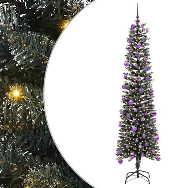 vidaXL Tehisj&otilde;ulupuu Roheline 180 cm PVC, Plastikk ja Teras