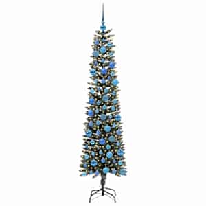 Umělý vánoční stromeček Zelená 180 cm PVC, plast a ocel - obrázek 3