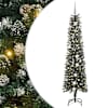 vidaXL Tehisj&otilde;ulupuu Roheline 210 cm PVC, Plastikk ja Teras