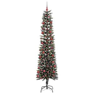 Umělý vánoční stromeček Zelená 210 cm PVC, plast a ocel - obrázek 2