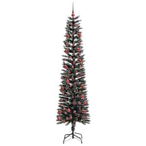 Umělý vánoční stromeček Zelená 210 cm PVC, plast a ocel - obrázek 3