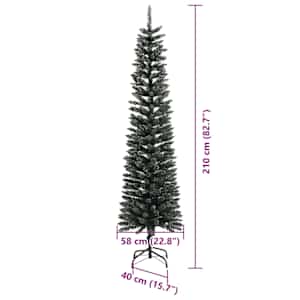 Umělý vánoční stromeček Zelená 210 cm PVC, plast a ocel - obrázek 14