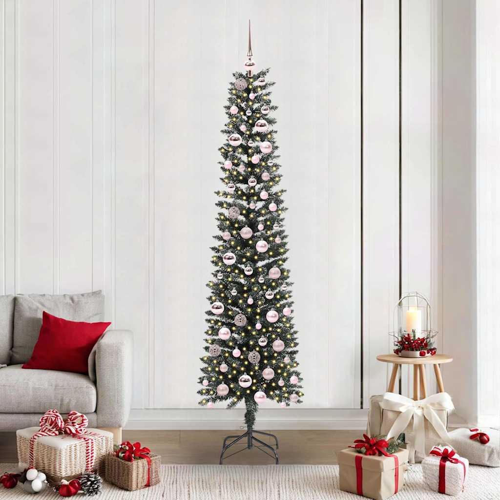 Sapin de Noël artificiel avec 300 LED Vert 58 x 58 x 210 cm