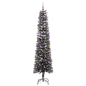 Umělý vánoční stromeček Zelená 210 cm PVC, plast a ocel - obrázek 3