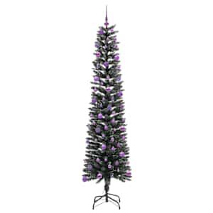 Umělý vánoční stromeček Zelená 210 cm PVC, plast a ocel - obrázek 4