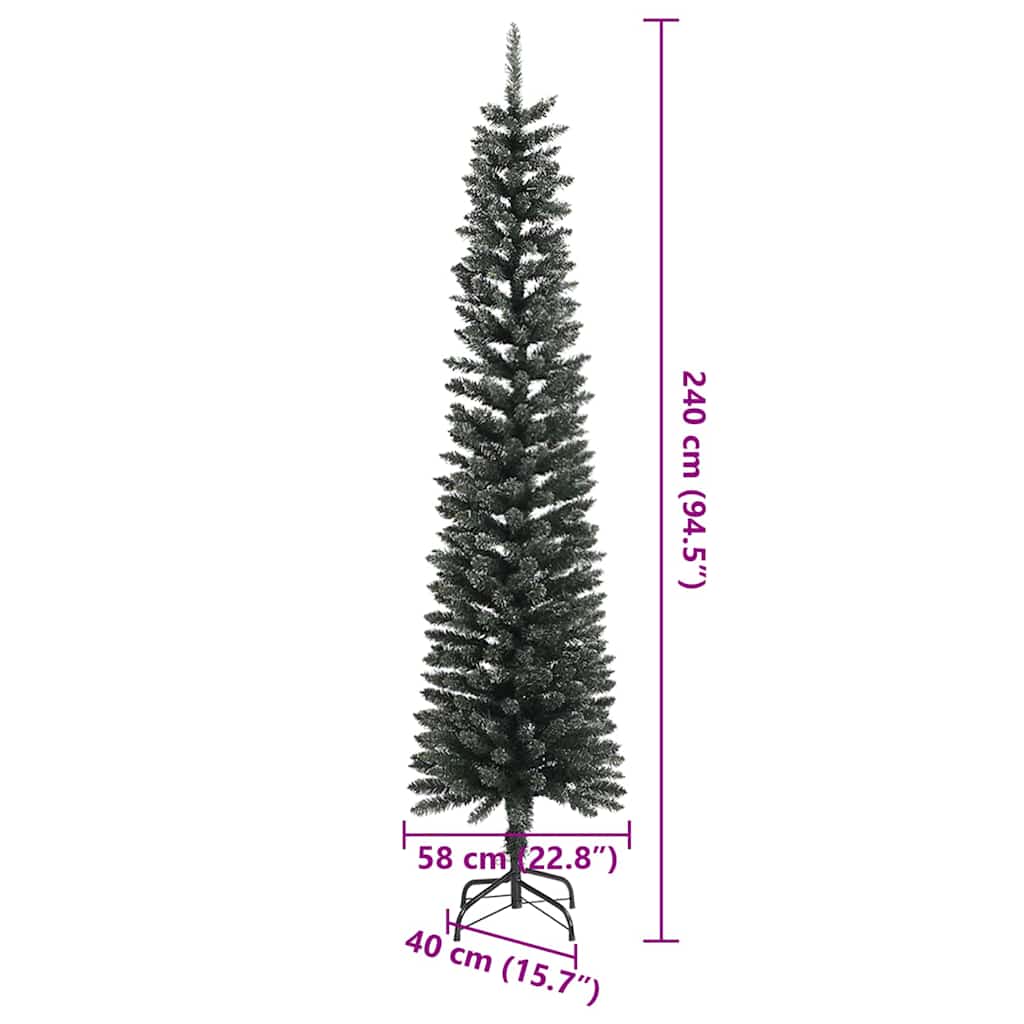 vidaXL Künstlicher Weihnachtsbaum mit 300 LEDs mit Ständer Grün 240 cm – Bild 19