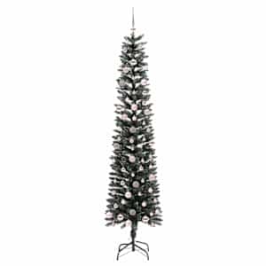 Umělý vánoční stromeček Zelená 240 cm PVC, plast a ocel - obrázek 4