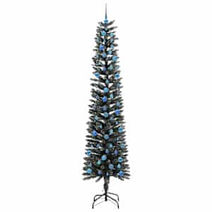 Umělý vánoční stromeček Zelená 240 cm PVC, plast a ocel - obrázek 4