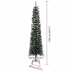 Umělý vánoční stromeček Zelená 240 cm PVC, plast a ocel - obrázek 15
