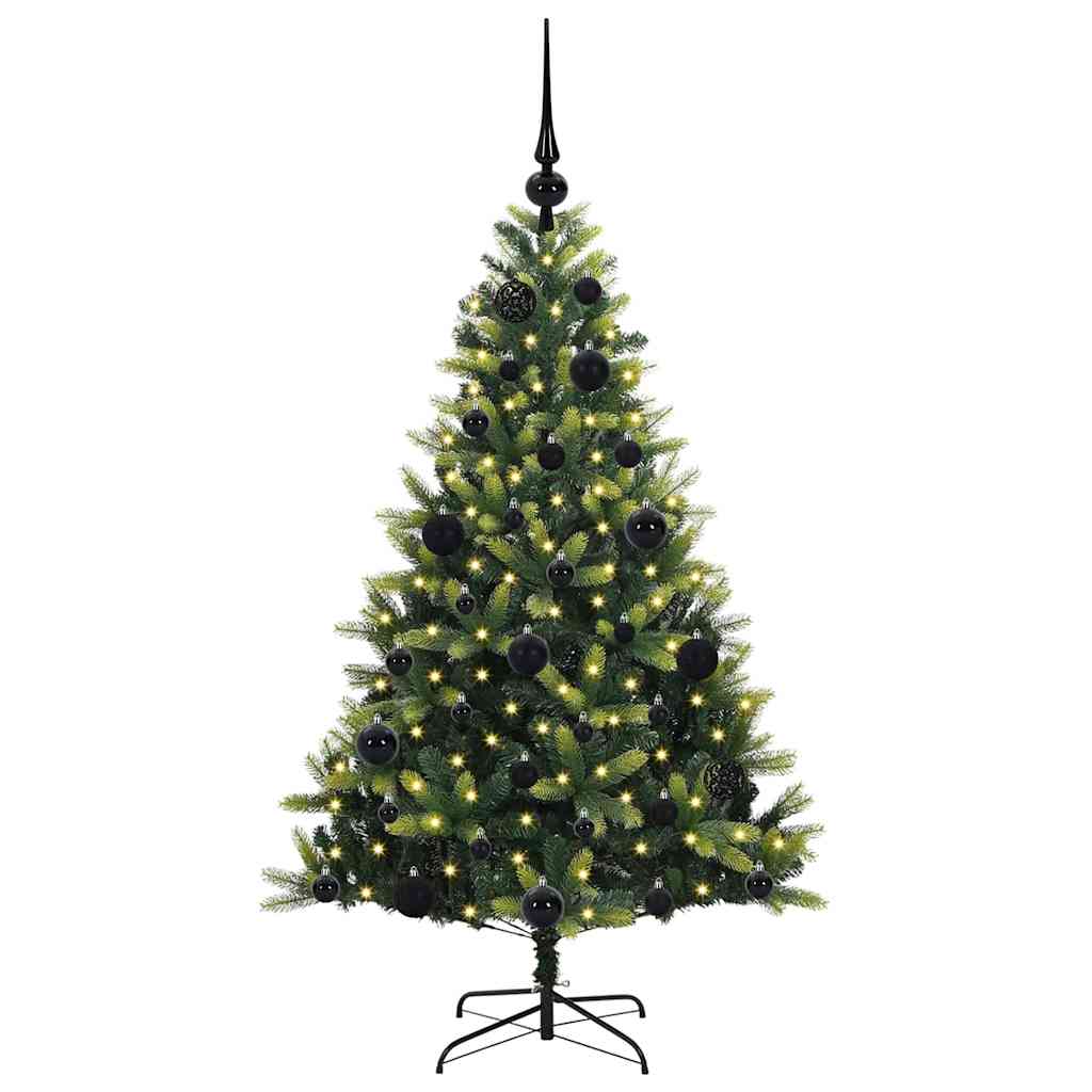 Thumbnail - vidaXL Künstlicher geflammter Weihnachtsbaum 150 LEDs Grün 120 cm