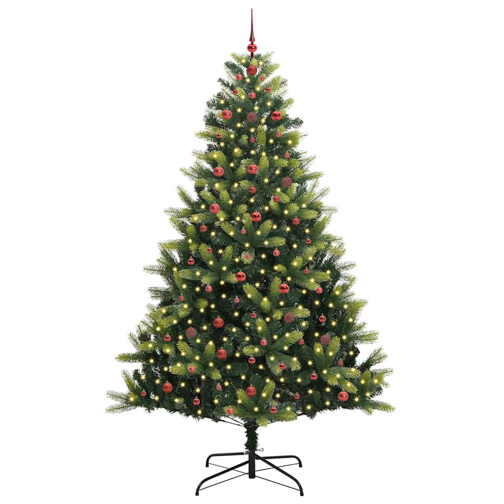 Thumbnail - vidaXL Künstlicher zusammenklappbarer Weihnachtsbaum mit 300 LEDs