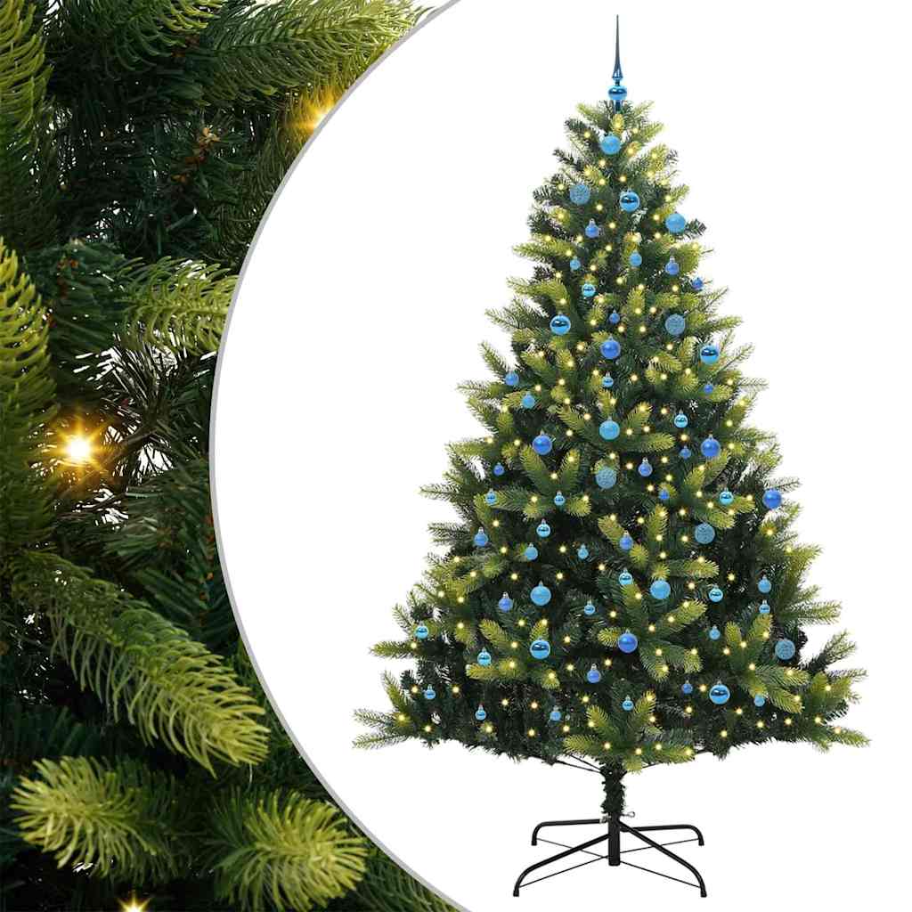 vidaXL Brad de Crăciun Artificial cu Ramuri Articulate 300 LED-uri