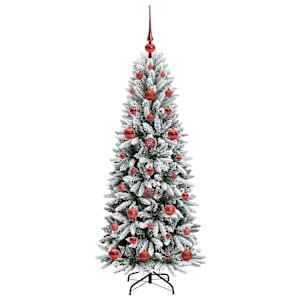 Umělý vánoční stromeček Bílá 120 cm PVC, plast, ocel a PE - obrázek 4