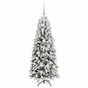Umělý vánoční stromeček Bílá 120 cm PVC, plast, ocel a PE - obrázek 3
