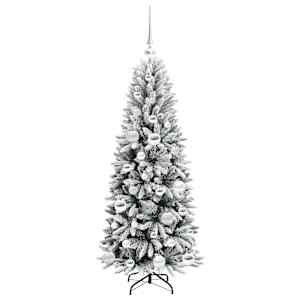 Umělý vánoční stromeček Bílá 120 cm PVC, plast, ocel a PE - obrázek 4