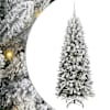 vidaXL Tehisj&otilde;ulupuu Valge 150 cm PVC ja plast ja teras ja PE