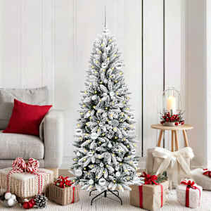 Umestno božično drevo med 150 LED z stojalom Bela 150 cm