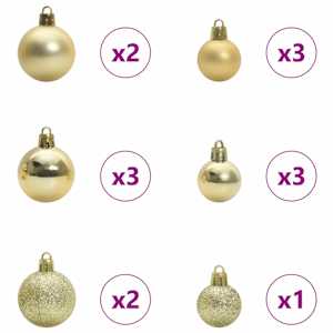 Umestno božično drevo med 150 LED z stojalom Bela 150 cm - slika 4