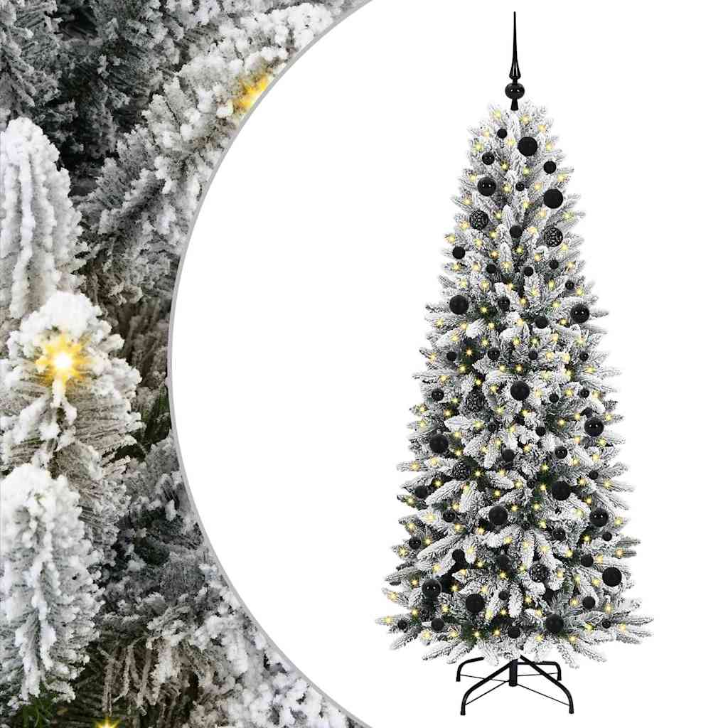 Thumbnail - vidaXL Künstlicher Weihnachtsbaum mit 300 LEDs Weiß 73 x 73 x 180 cm