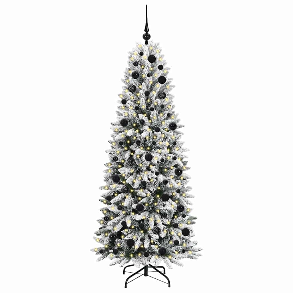 Thumbnail - vidaXL Künstlicher Weihnachtsbaum mit 300 LEDs Weiß 73 x 73 x 180 cm