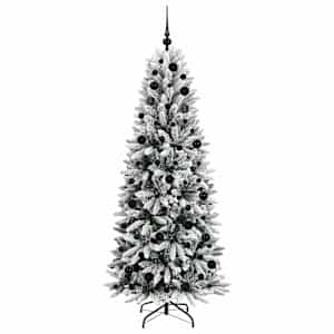Umělý vánoční stromeček Bílá 180 cm PVC, plast, ocel a PE - obrázek 4
