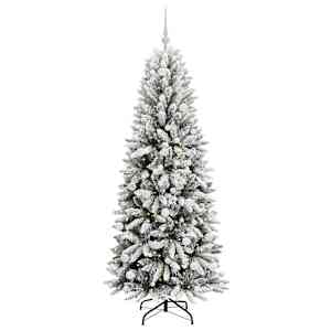 Umělý vánoční stromeček Bílá 180 cm PVC, plast, ocel a PE - obrázek 3