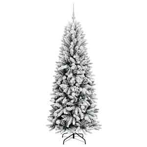 Umělý vánoční stromeček Bílá 180 cm PVC, plast, ocel a PE - obrázek 4