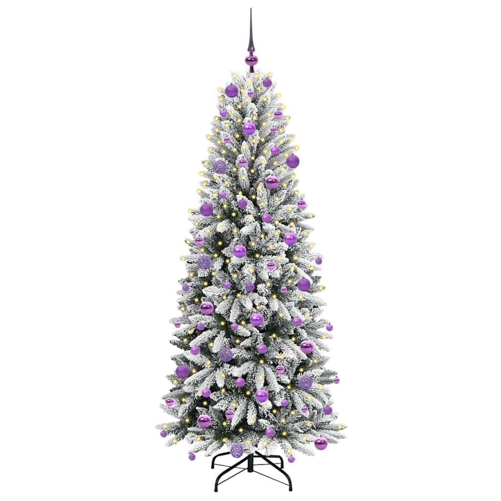Thumbnail - vidaXL Künstlicher Weihnachtsbaum mit 300 LEDs Weiß 73 x 73 x 180 cm