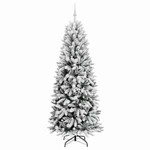 Umělý vánoční stromeček Bílá 210 cm PVC, plast, ocel a PE - obrázek 4