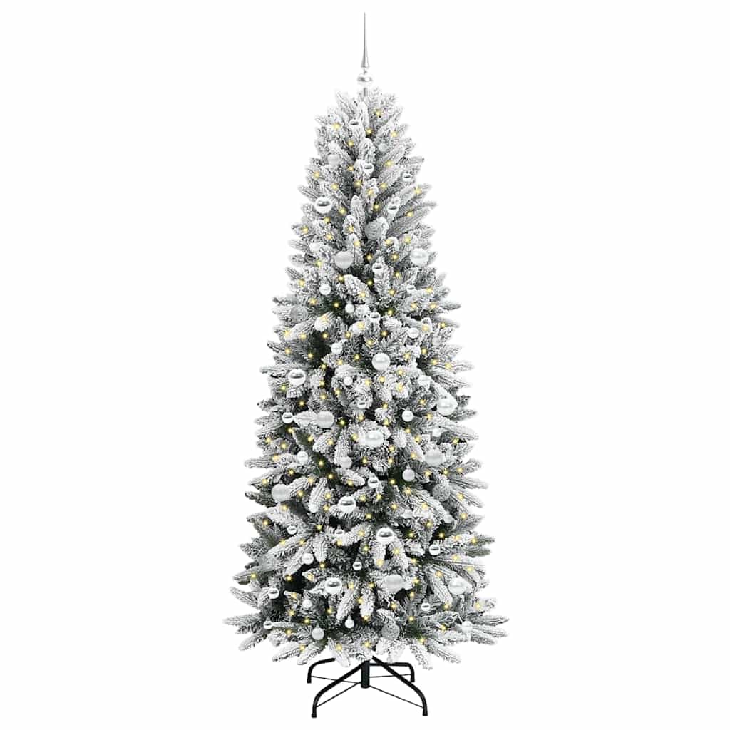 Thumbnail - vidaXL Künstlicher Weihnachtsbaum mit 300 LEDs Weiß 78 x 78 x 210 cm