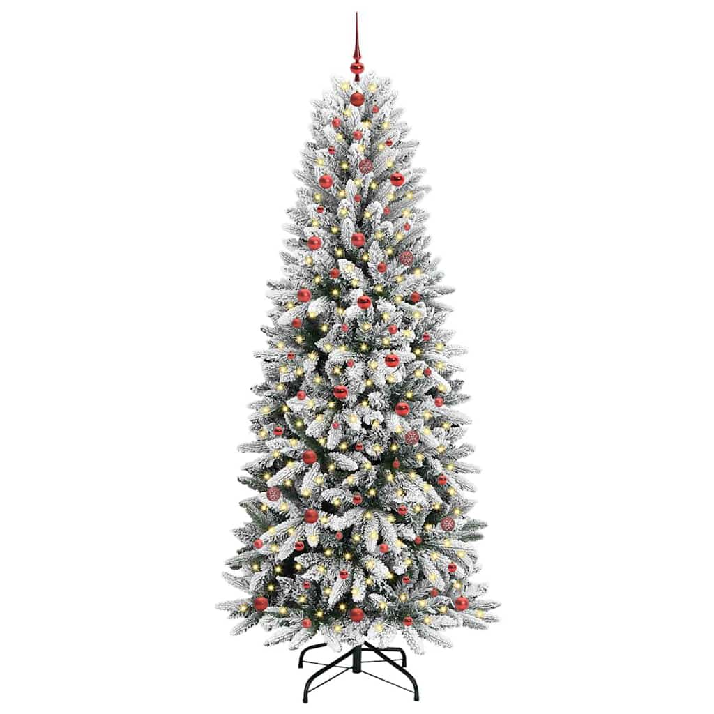 Thumbnail - vidaXL Künstlicher Weihnachtsbaum mit 300 LEDs Weiß 93 x 93 x 240 cm