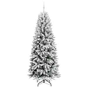 Umělý vánoční stromeček Bílá 240 cm PVC, plast, ocel a PE - obrázek 4