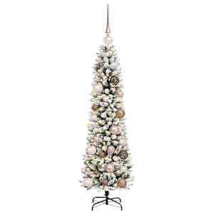 Umělý vánoční stromeček s stojanem Bílá 120 cm PVC, kov a plast - obrázek 3
