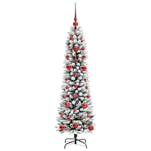 Umělý vánoční stromeček s stojanem Bílá 120 cm PVC, kov a plast - obrázek 4