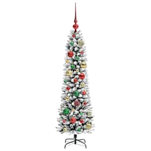 Umělý vánoční stromeček s stojanem Bílá 120 cm PVC, kov a plast - obrázek 6