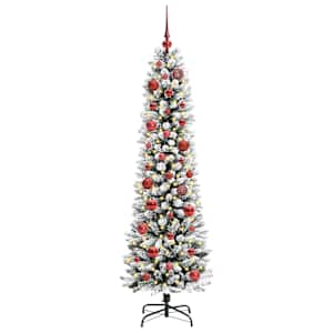 Umělý vánoční stromeček s stojanem Bílá 150 cm PVC, kov a plast - obrázek 3