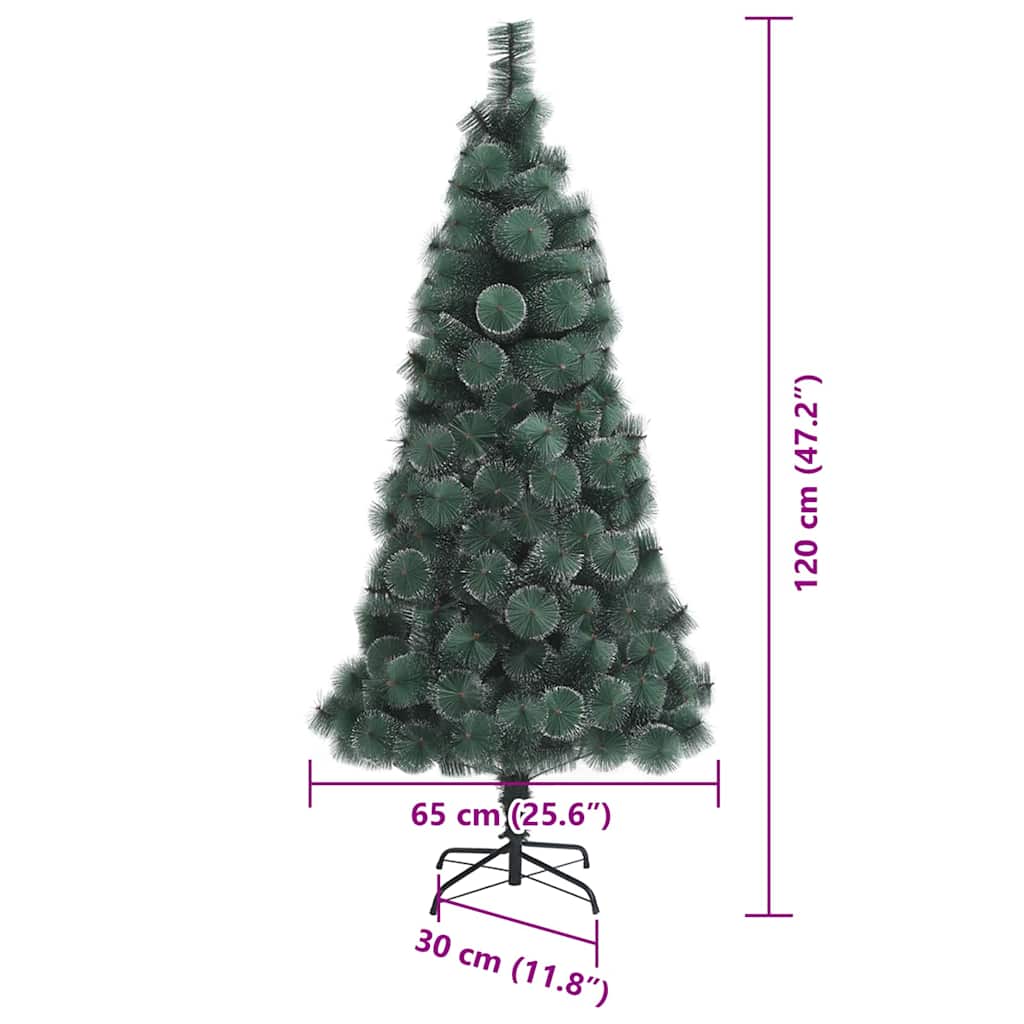 Umělý předem osvětlený vánoční stromeček se sadou koulí 120 cm - obrázek 15