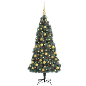 Umělý předsvícený vánoční stromek s balónkovou sadou 150 cm PET - obrázek 2