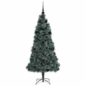 Umělý osvětlený vánoční stromeček se soupravou koulí 150 cm PET - obrázek 4