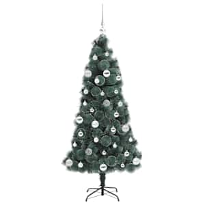 Umělý předsvětlený vánoční stromeček s balónky Zelená 150 cm - obrázek 4